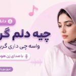 دانلود آهنگ چیه دلم گرفتی واسه چی داری گریه میکنی با صدای زن هوش مصنوعی