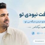 آهنگ بی معرفت نبودی تو تموم شهر منو دیدن دیگه بی تو سعید نیکنام