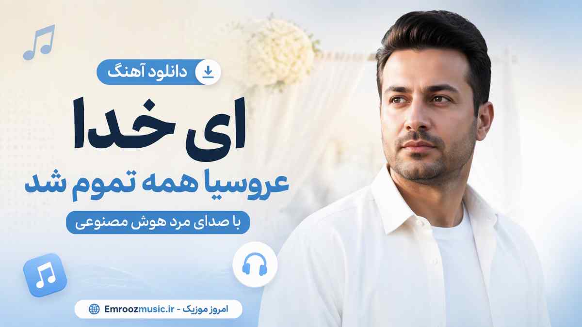 دانلود آهنگ ای خدا عروسیا همه تموم شد با صدای مرد هوش مصنوعی