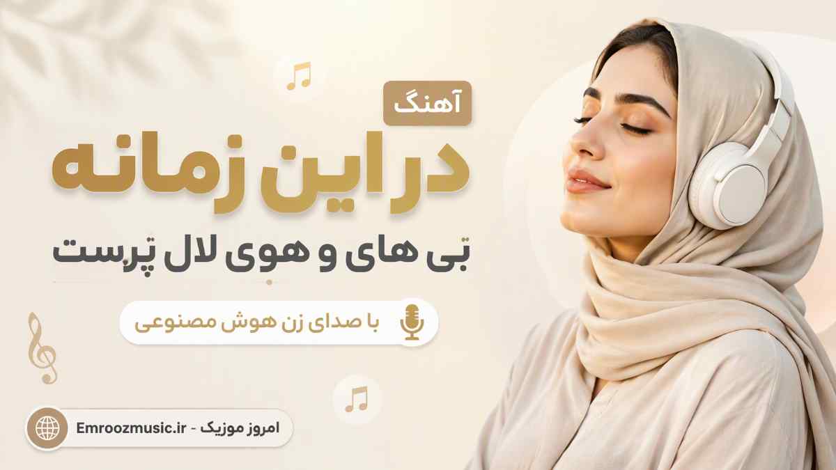 آهنگ در این زمانه بی های و هوی لال پرست با صدای زن هوش مصنوعی