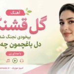 آهنگ گل قشنگ بیخودی نجنگ شده دل باغچمون چه تنگ با صدای زن